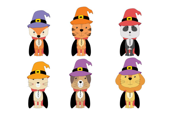 Animal Cartoon with Halloween Costume: A Playful Font for Spooky Season Projects