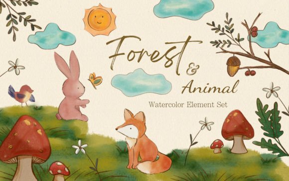 Animal Forest Clipart Watercolor Story: A Designer's Guide