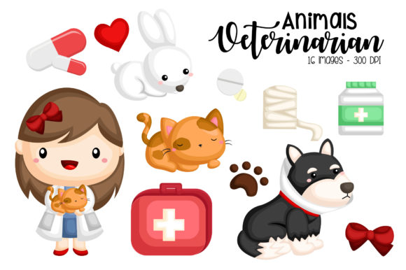Animal Vet Clipart: Cute Animal Clipart for Creative Projects