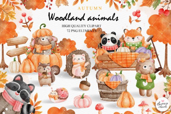 Autumn Woodland Animal Clipart: Your Essential Fall Collection