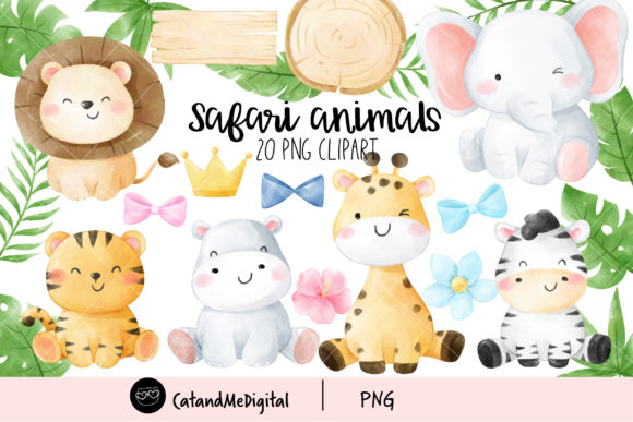 Bring the Wild to Your Creative Projects with Safari Animal Clipart