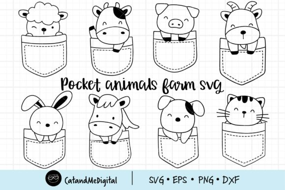 Discover the Charming Pocket Animal Farm Svg Collection