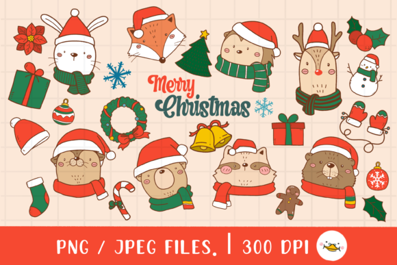 Enchant Your Holiday Projects with Woodland Animal Clipart