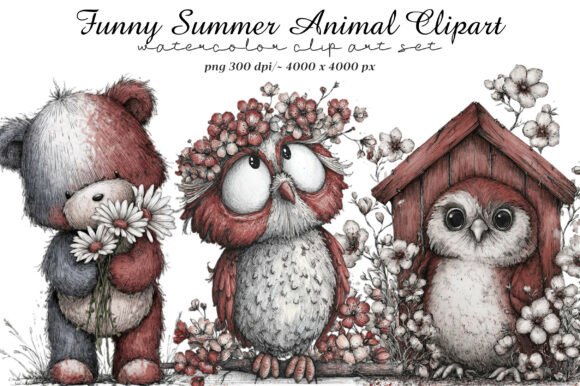 Injecting Personality: The Power of Funny Summer Animal Clipart
