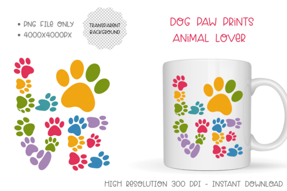Paw Print Love: A Graphic for Every Animal Lover