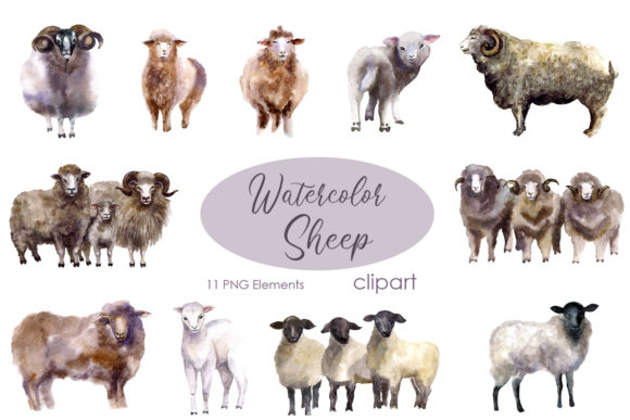 Watercolor Sheep Clipart: A Guide for Farm-Themed Projects